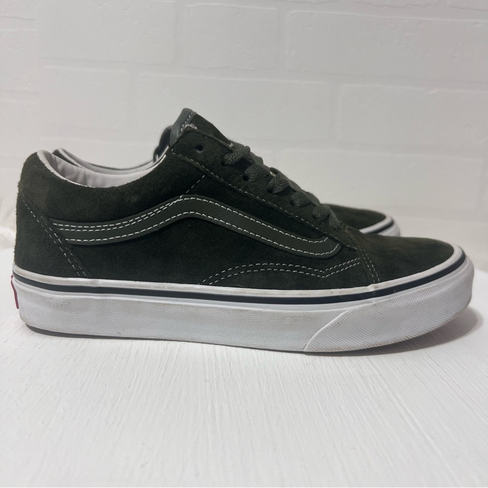 Vans HEIQ Eco dry DuPont Green Suede  Classic Skater Sneakers Women’s 5.5 Mens 4
